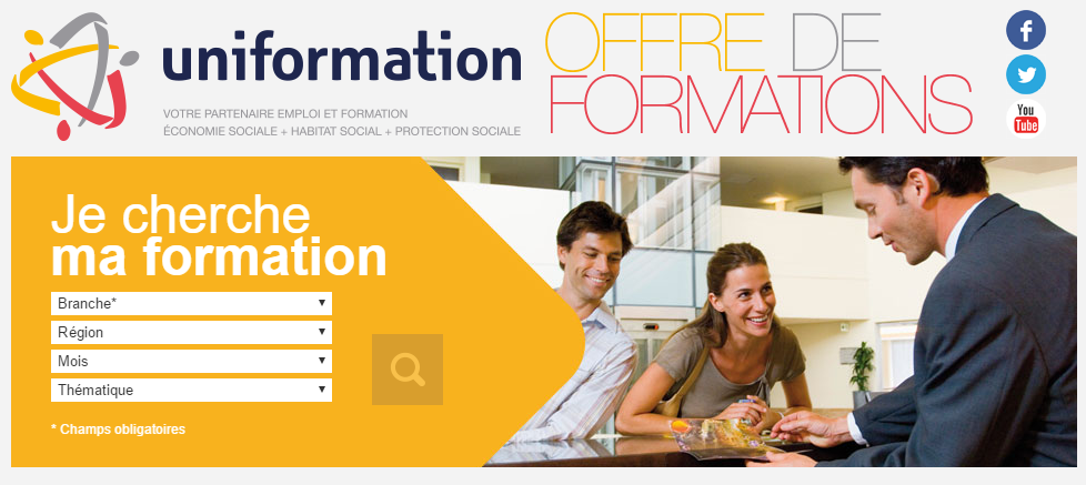 Le site OffredeFormations.uniformation.fr