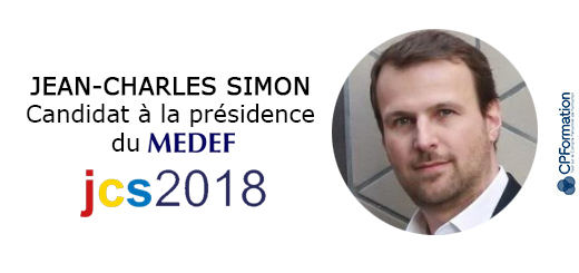 Jean-Charles Simon, Candidat à la présidence du Medef