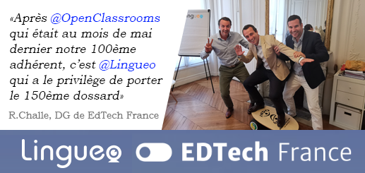 Lingueo, 150ème membre d’EdTech France