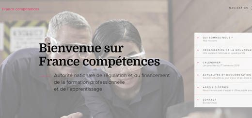 Lancement du site de France Compétences : francecompetences.fr