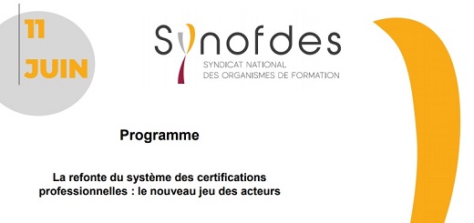 synofdes - certifications professionnelles