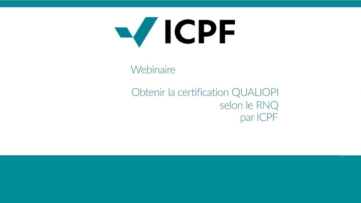webinaire : certification Qualiopi