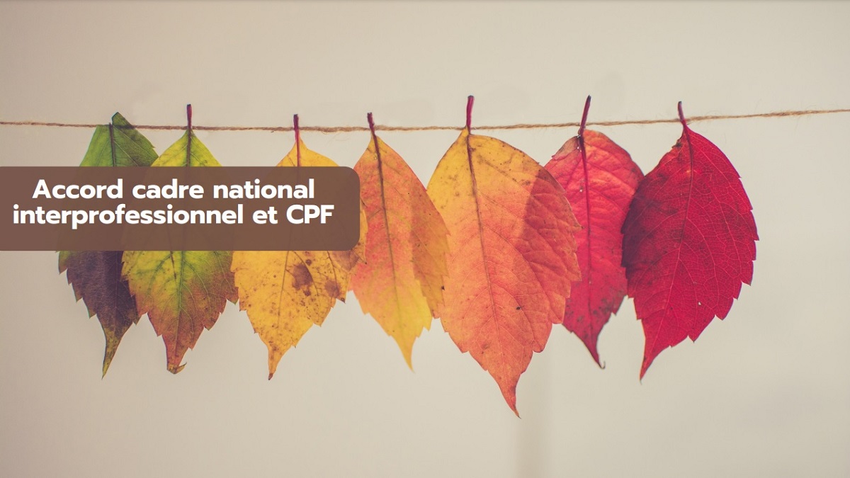 CPF : que nous apprend le nouvel Accord cadre national interprofessionnel ?