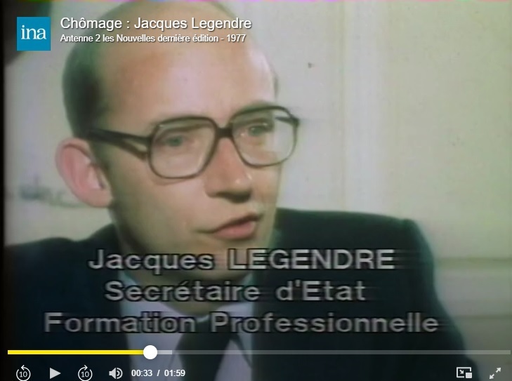 INA - formation des adultes - Jacques Legendre 1977
