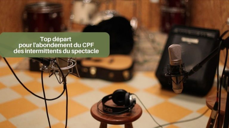 Abondement du CPF : une convention signée pour les intermittents du spectacle