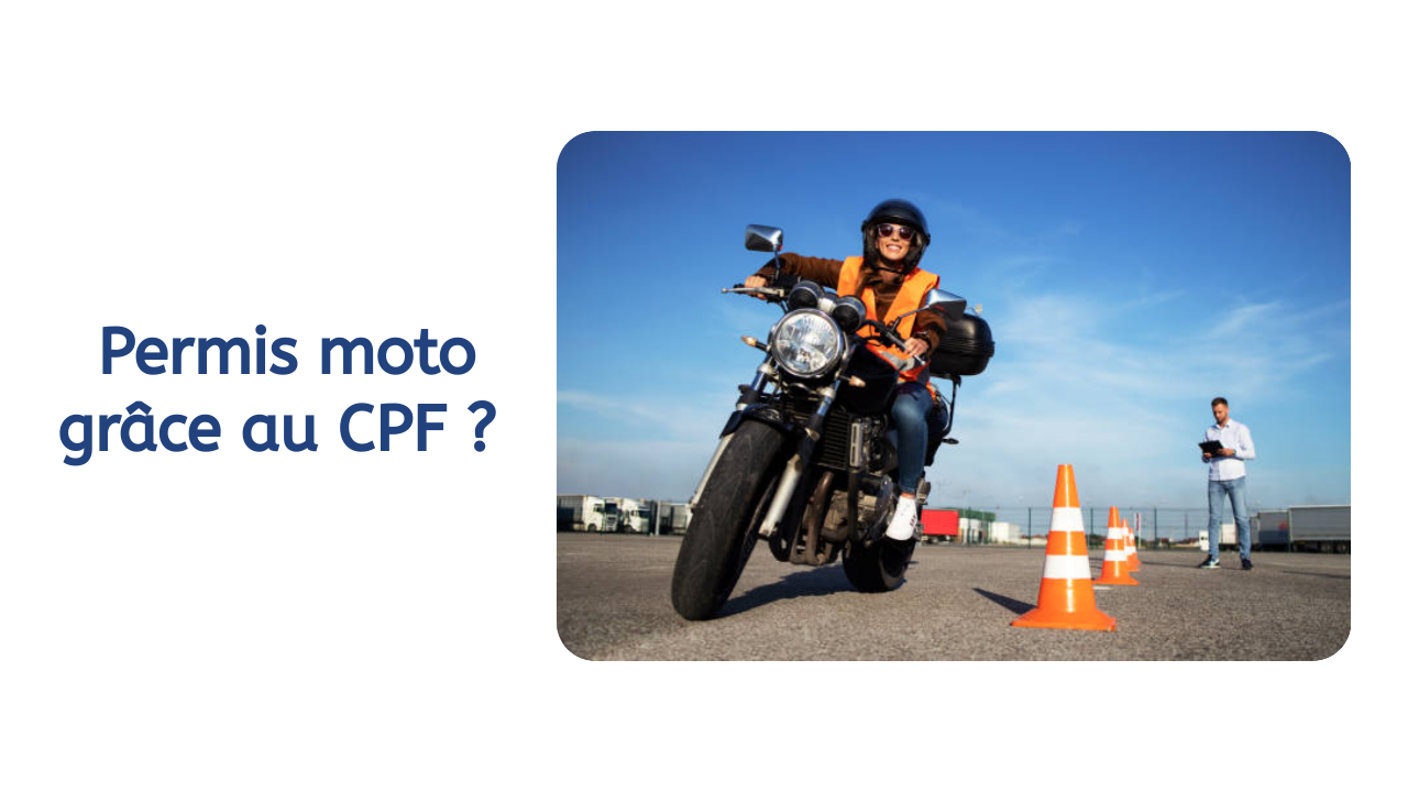 Peut-on financer le permis moto avec le CPF ?