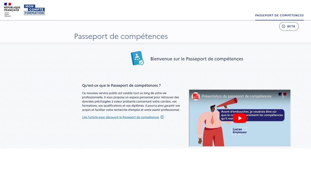 Passeport de compétences 2023