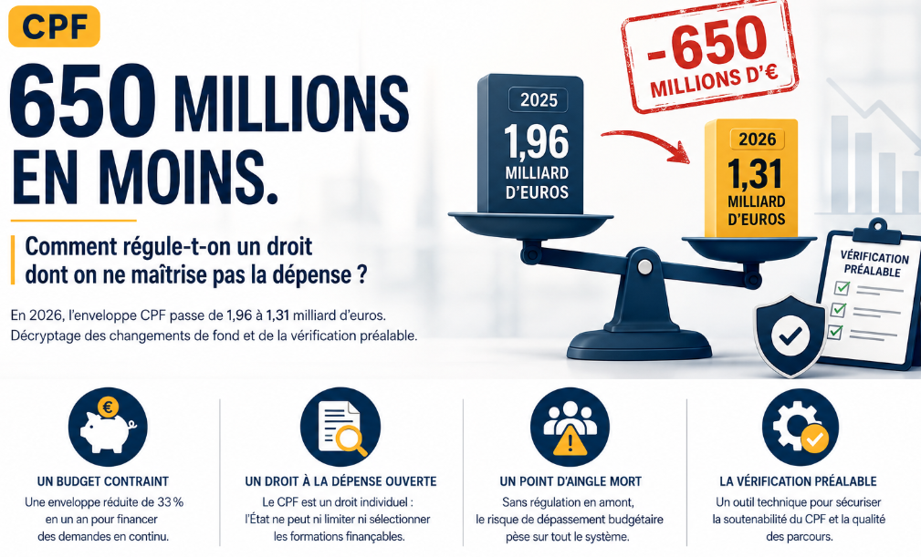 CPF : 650 millions en moins. Comment régule-t-on un droit dont on ne maîtrise pas la dépense ?