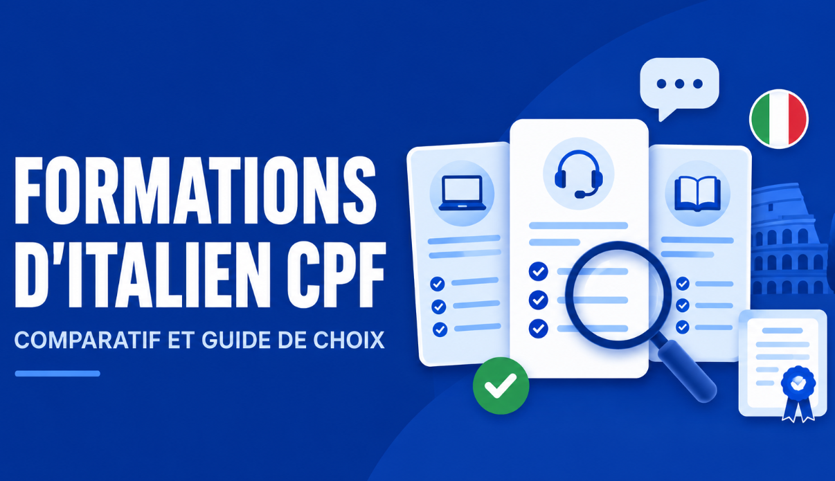 Choisir la meilleure formation d'italien éligible au CPF