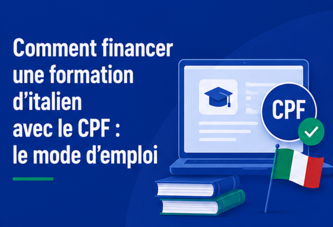 Financer une formation d'italien avec le CPF