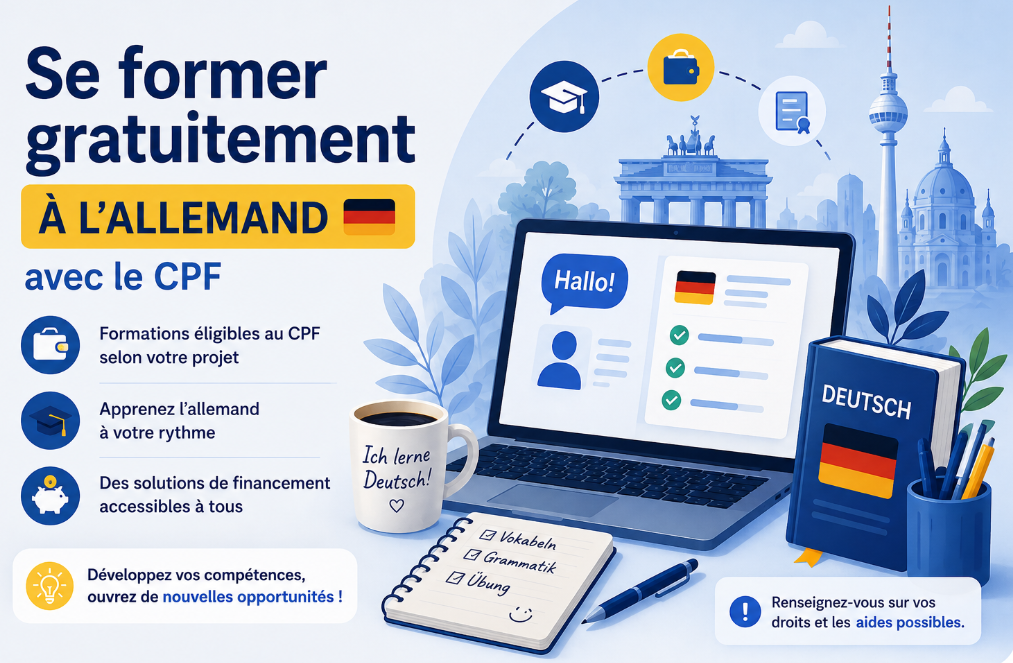 Comment se former gratuitement à l&rsquo;Allemand en 2026 ?