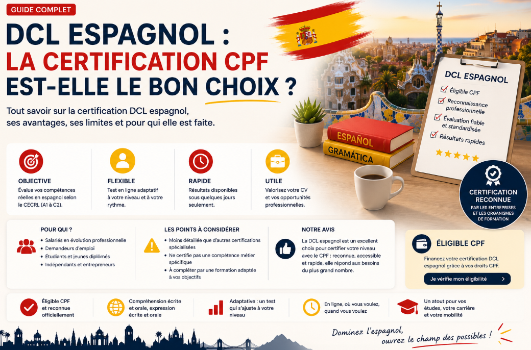 Diplôme de compétence en langue DCL espagnol