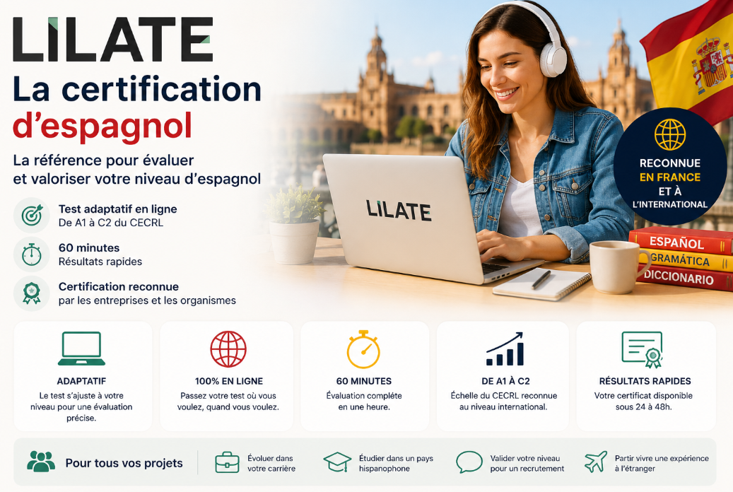 Certification professionnelle LILATE espagnol