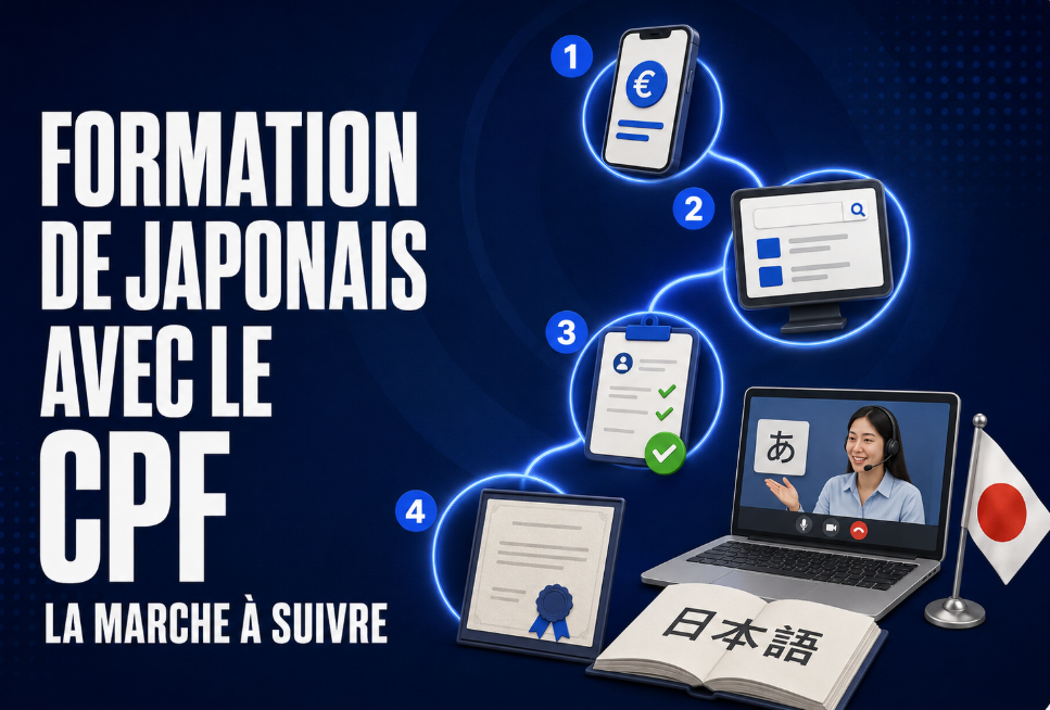 Suivre une formation de japonais financée par le CPF