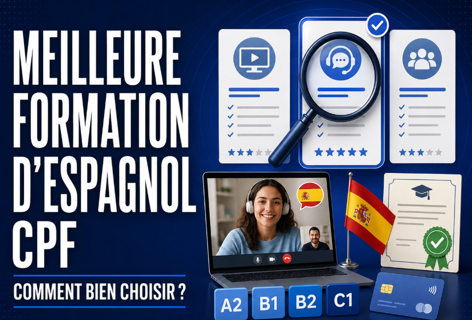 Choisir la meilleure formation d'espagnol CPF