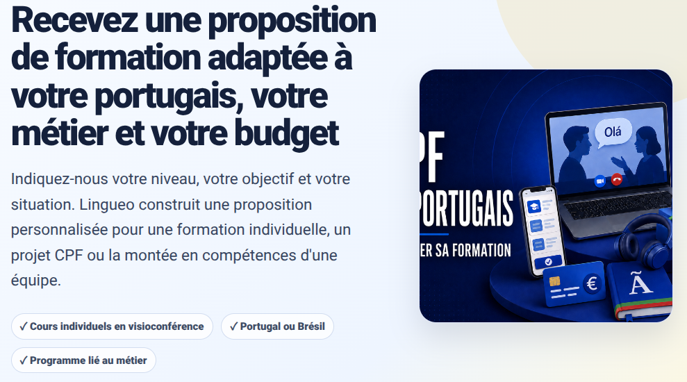 Devis formation portugais en 2026 : réponse sous 48 h