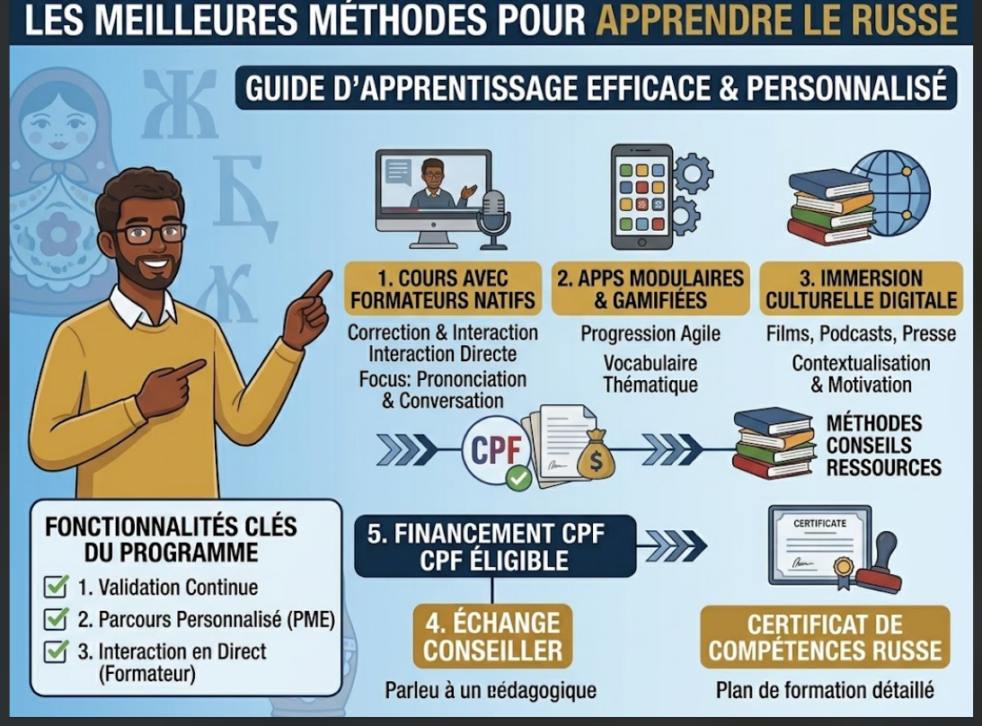 La meilleure méthode pour apprendre le russe en 2026