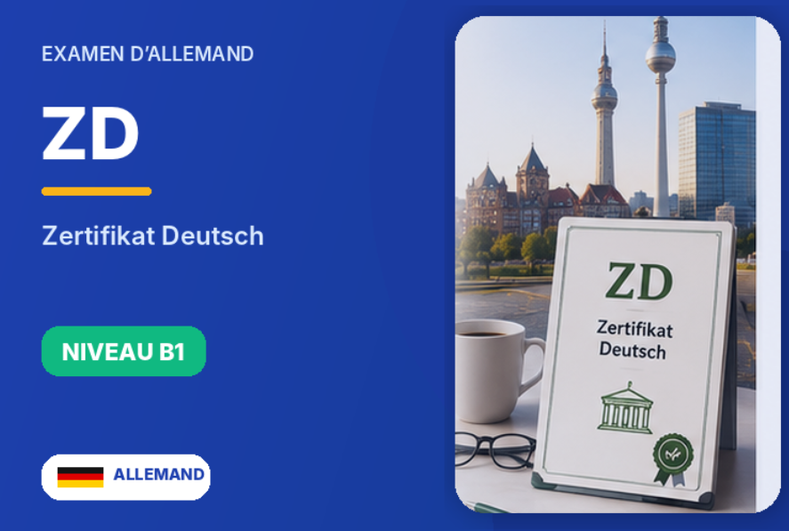Zertifikat Deutsch (ZD), examen d'allemand de niveau B1